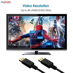 کابل Display Port کد 180 طول 1.8 متر WSN