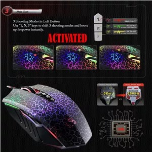 ماوس گیمینگ بلادی مدل A7ORGBACTIVATED