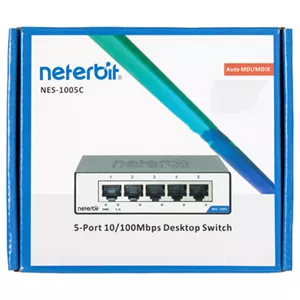 سوئیچ شبکه 5 پورت نتربیت مدل NES-1005C