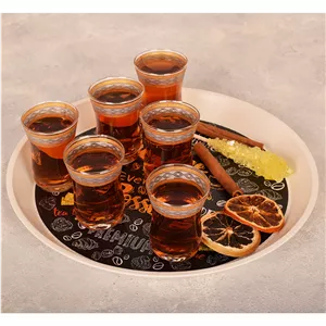 سینی مهروز مدل S-6001-50 طرح Tea time ارسال پس کرایه 