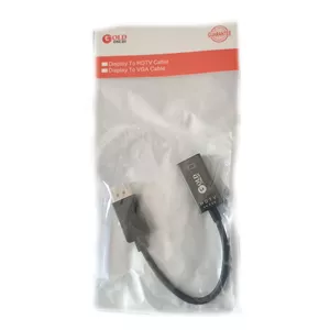 کابل تبدیل displayport به hdmi گلد اسکار مدل dh2t طول 0.2 متر FXK
