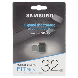 فلش مموری سامسونگ مدل FIT Plus USB 3.1 ظرفیت 32 گیگابایت DJN