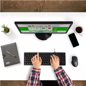 کیبورد پی نت مدل KB-600 با حروف فارسی NKW