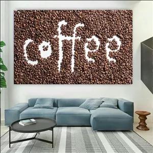 استیکر طرح دانه های قهوه مدل Coffee کد AR1092 5ZS 