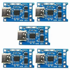 ماژول شارژر باتری مدل TP- 4056 Micro USB TypeC بسته 5 عددی مدل 1