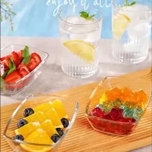 2091 پیاله سرو مستطیل  (6عددی) لیمون