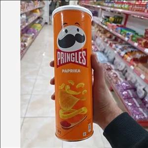 چیپس پرینگلز با طعم فلفل پاپریکا وزن 165 گرم