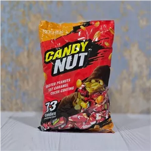 شکلات کاراملی با مغز بادام زمینی روشن Roshen candy Nut وزن یک کیلوگرم
