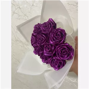 دسته گل ربانی ده شاخه شیک وزیبا