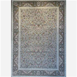 فرش ماشینی میلان رزا سیلور 1200 شانه تراکم3600