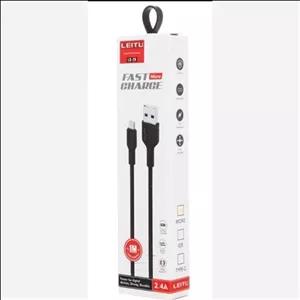 کابل شارژ تایپ سی فست لیتو Leitu Type C USB