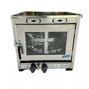 تنور گازی گوهر آذران مدل دو شعله درب پنجره ای S500 ( پس کرایه)