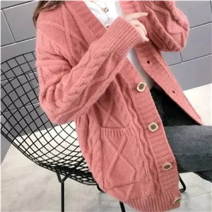 جلیقه ژاکت بافت زنانه فری سایز(وارداتی)