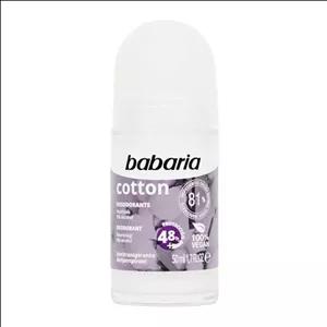 مام رولی باباریا Babaria مدل coton رایحه پنبه حجم 50 میل | زنانه شاپ