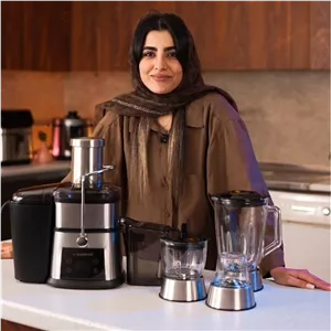 آبمیوه گیری سان رایز 4کاره 18 ماه ضمانت گلویی و پایه استیل پنل لمسی 1200 وات سیم پیچ موتور مس (فروش ویژه) 
