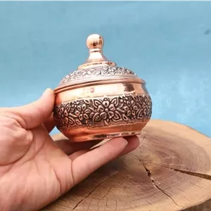 قندان مسی بدون پایه یاسمن