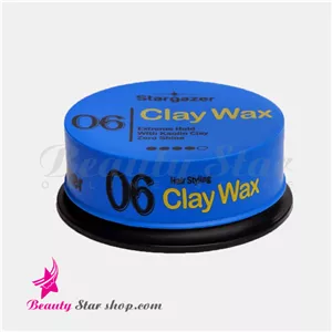 ژل وکس مو حالت دهنده استارگیزر مدل 06 Clay Wax حجم 150 میلی لیتر