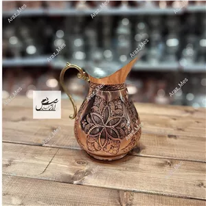 پارچ مسی اردکی  الماس تراش نانو  سایز متوسط زنجان