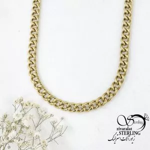 گردنبند کارتیر استیل مردانه کد 16488