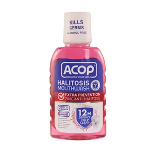 دهان شویه آکوپ مدل Halitosis حجم 300 میلی لیتر مجموعه 2 عددی Sn9