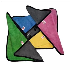 دستمال میکروفایبر نظافت خودرو تام کلین مدل TC-MFL450A T2X