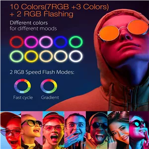 رینگ لایت مدل LJJ-30 RGB-30cm M4Y