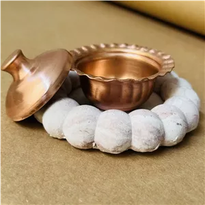 قندان مسی نقلی لب چین کد ZH395 HEJ
