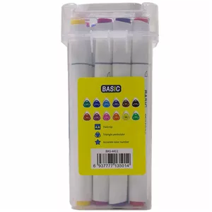 ماژیک 12 رنگ راندو بیسیک مدل BAS کد4412 T2R مدل 1