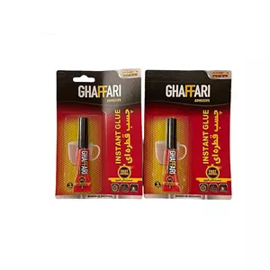 چسب قطره ای غفاری مدل سوپر حجم 3 میلی لیتر بسته 2 عددی Rw6