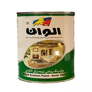 رنگ روغنی آلکیدی سرمهای تیره الوان کد 162 حجم 1000 میلیلیتر
