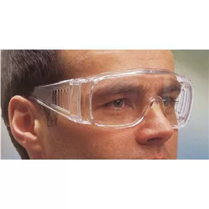 عینک ایمنی مدل بغل کرکره کد FGL-02 Z4D