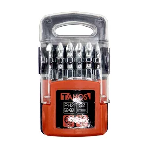 سری پیچ گوشتی دو سر چهار سو تانوس مدل YP-PH265MM مجموعه 10 عددی