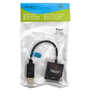 کابل تبدیل DisplayPort به VGA رویال (Royal) طول 15 سانتی متر مدل RC-3010