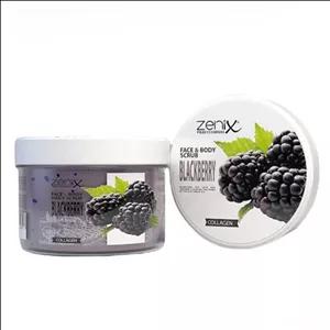 اسکراب صورت و بدن زنیکس Zenix رایحه تمشک 275 میل