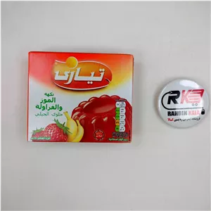 پودر ژله توت فرنگی و موز تیاری TIARA