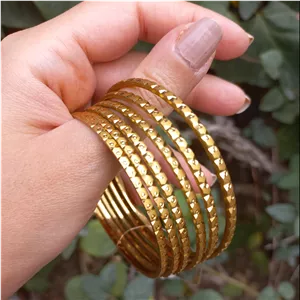 النگو هندی رنگ ثابت (6 عددی) 