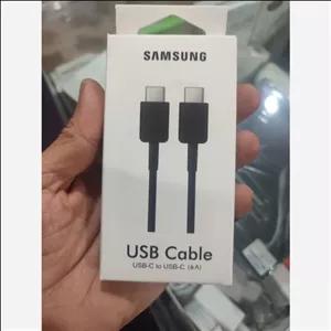 کابل شارژ سامسونگ Type-C به Type-C مدل EP-DA705 با طول 1 متر برای سری های s سامسونگ. فست سارز