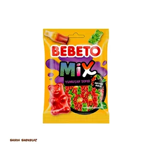 پاستیل ببتو BEBETO مدل میکس 80 گرمی