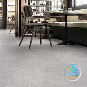 نیمهپرسلان 100×100 مات طوسی روشنطوسی تیره میلان صبا کاشی BS-SM