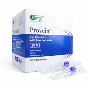 آنژیوکت بنفش لارس سایز 26 بسته 100 عددی