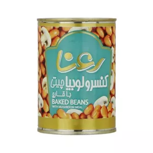 کنسرو لوبیا چیتی با قارچ رعنا - 400 گرم6260312200404