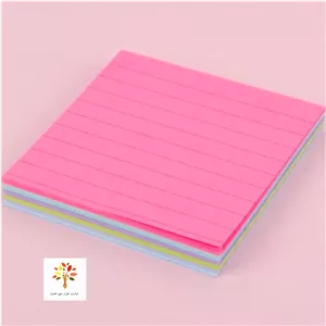 کاغذ یادداشت چسب دار خط دار و ساده ASA Asticky 7.5 7.5cm بسته 100 برگی