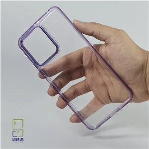 قاب گوشی ردمی 13C شفاف الماس بنفش redmi 13C