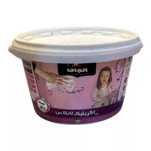رنگ اکریلیک لاتکس سفید الوان کد 500 حجم 4 لیتر
