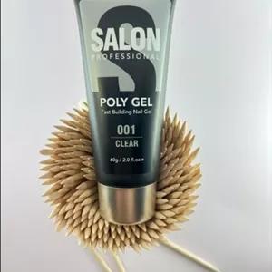 پلی ژل کاشت ناخن سالن 60 میلی( رنگ کلیر شماره 01)