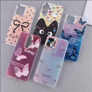 قاب دخترانه  هولوگرامی دور محافظ لنز متال مناسب شیائومی Xiaomi Redmi 13C