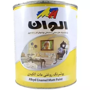 رنگ الوان روغنی آلکیدی سبز تیره مات کد 154 حجم 1000 میلی لیتر