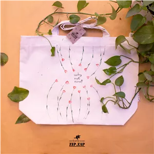 ساک دستی زیپ زاپ مدل گل رز کد01