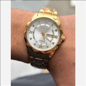 ساعت مردانه  فلزی شیشه تراش مارک  شبیه بین باند