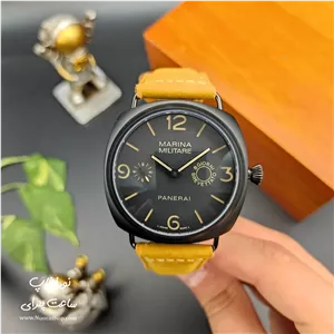ساعت پنرای مارینا میلیتاره بند قهوه ای panerai marina militare